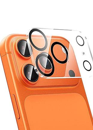 Захисне скло для камери iphone 17 pro hoco 3d all inclusive night shooting circle lens glass set (25pcs) (g13)