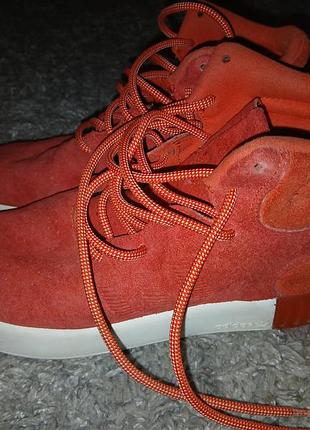 Шузы подросток adidas замша 36 2/3 - 23.5см ширина стопы 9см 12см высота 12см