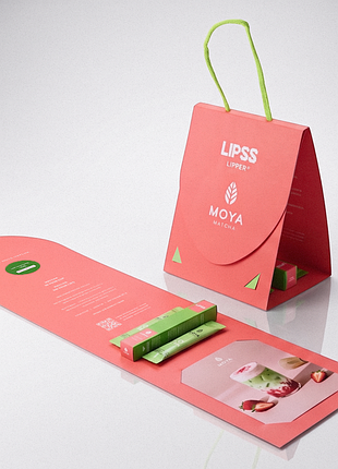 Блеск для губ lipss matcha strawberry lipper 10ml