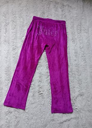 Велюровые брюки juicy couture