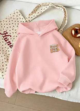 Нежное и невероятно стильное розовое худи с принтом капибар! 🦫💗
