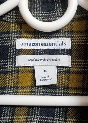 Фланелева сорочка в клітинку amazon essentials m/l розмір 6