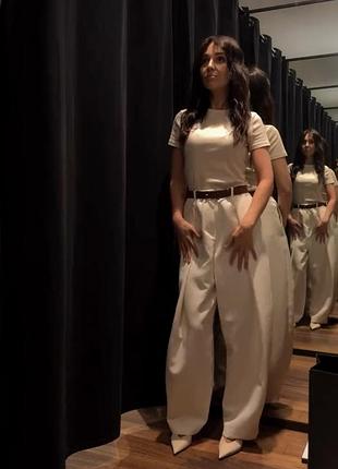 ☁️ брюки barrel от zara