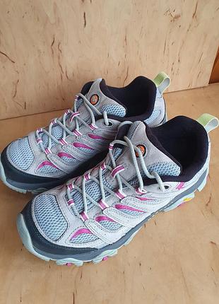 Кросівки жіночі merrell moab 3 gtx сірі, рожеві, р. 41