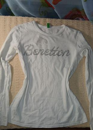 Светр жіночий benetton білий розмір xs