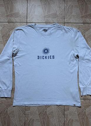 Лонгслив dickies sun graphic long sleeve t-shirt mens large white workwear streetwear y2k