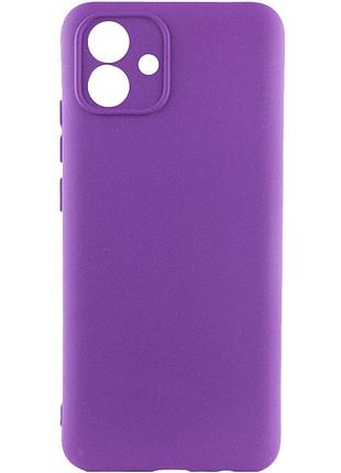 Чохол-накладка tpu getman liquid silk full camera для samsung galaxy a08 / galaxy a07 4g / galaxy a07s, силіконовий протиударний