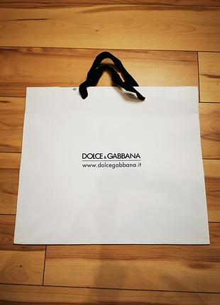 Фирменный подарочный пакет dolce &amp; gabbana (40х35 см)