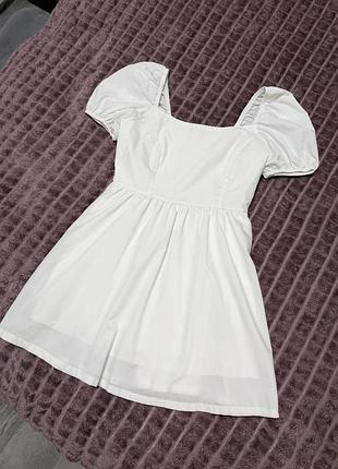 Коротка біла сукня lc waikiki