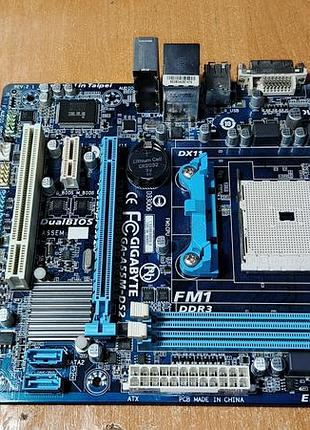 Материнская плата gigabyte ga-a55m-ds2 (sfm1, amd a55, pci-ex16)