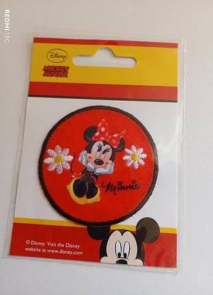 Аплікація, латка, термозаплатка дитяча міні маус disney