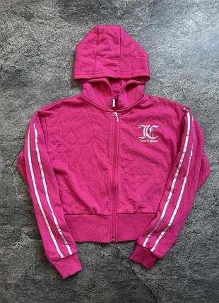 Кофта жіноча juicy couture zip hoodie рожева