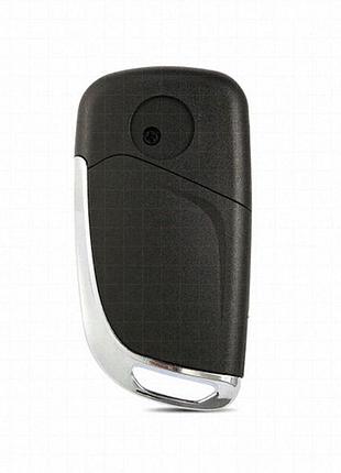 Chevrolet dkt0269 розкладний ключовий корпус на 3 кнопки, лезо hu100 для чіпа та плати