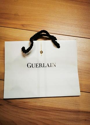 Фирменный подарочный пакет guerlain (17х13 см) мини