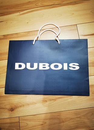 Фирменный подарочный пакет dubois (37х26 см)