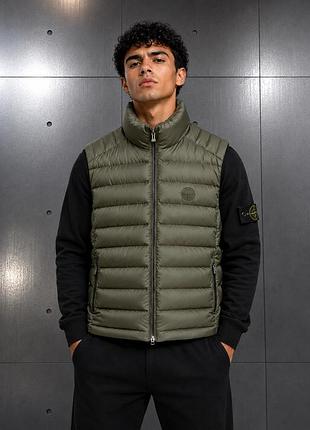 Чоловіча жилетка stone island хакі
