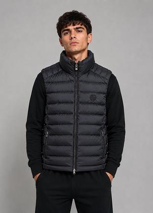 Жилетка чоловіча stone island чорна
