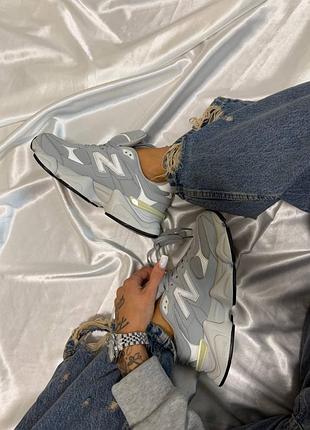 Balance 9060 light grey white leathe