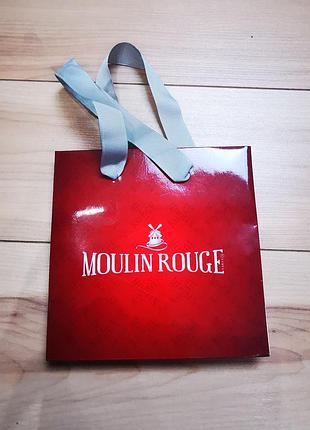Фирменный подарочный пакет moulin rouge paris 💃 (15х15 см)