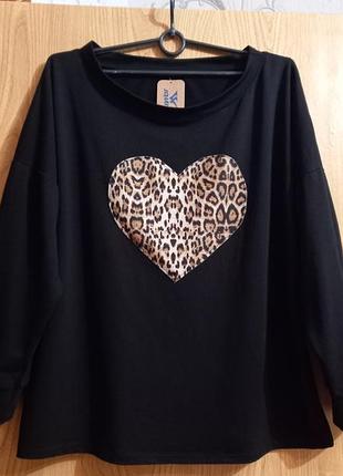 Женский интересный свитшот 🖤 котон 🖤 с нашивкой 🖤трикотаж утеплённый 🖤