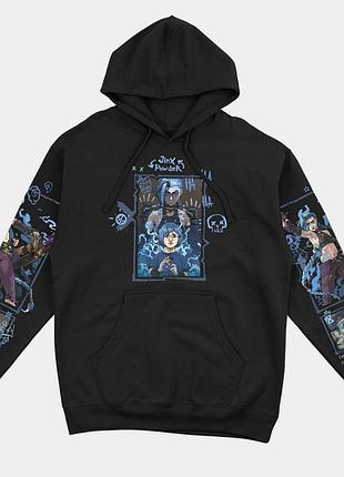 Худи оверсайз аниме аркейн arcane (h089 oversized) s