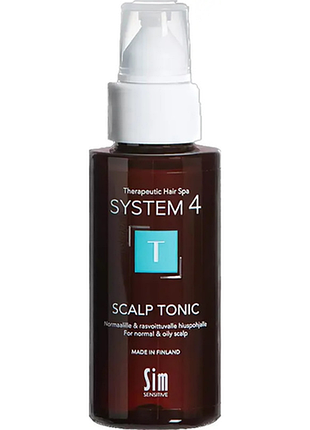 Тонік для стимуляції росту волосся "t" scalp tonic system 4, 50 мл