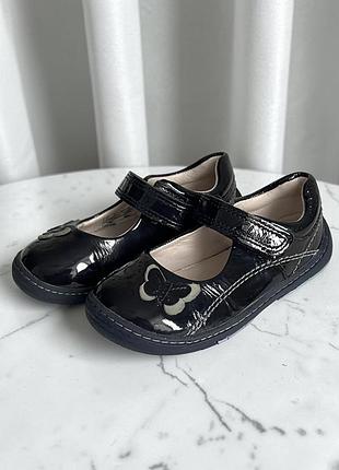 Дитячі шкіряні балетки туфлі для дівчинки clarks оригінал 22 розмір
