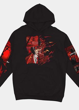 Худи оверсайз аниме хеллсинг hellsing (h036 oversized) s
