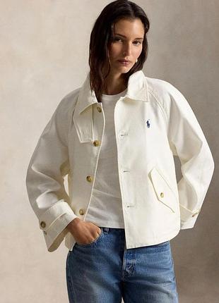 Куртка женская polo ralph lauren белая бежевая