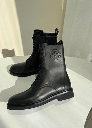 Ботинки женские tory burch черные