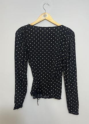 Блузка в горошек манго mango 5