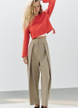Брюки балони zara