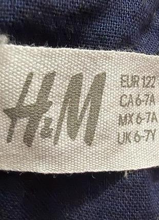Сарафан для дівчинки h&m шкільний синій 3
