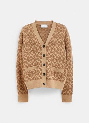 Кардиган женский coach бежевый
