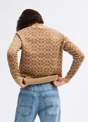 Кардиган женский coach бежевый 2
