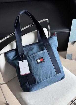 Сумка tommy hilfiger женская джинсовая