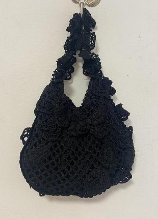 Сумка вʼязана макраме karen millen