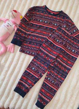 Новогодняя пижама 4-5 лет. пижама на девочку. пижамка для мальчика. комплект. костюм