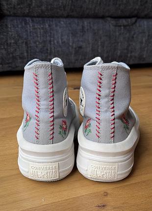Кеди converse chuck taylor all star move platform rose 4