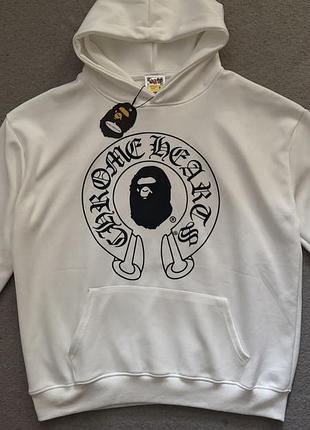 Худі / кофта bape x chrome hearts s-m 2