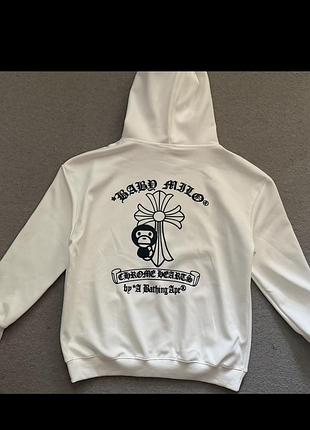 Худі / кофта bape x chrome hearts s-m 5