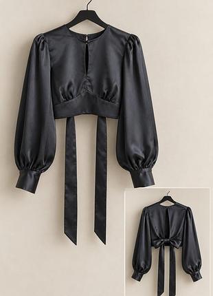 Чорна жіноча святкова блуза, river island