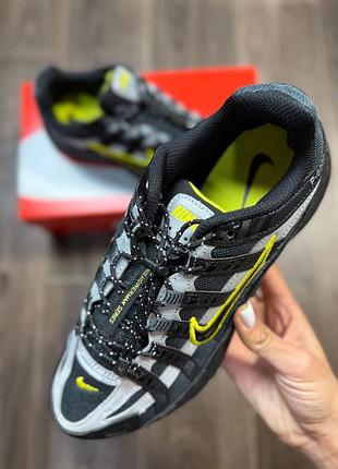 Nike p-6000 black white yelllow 3