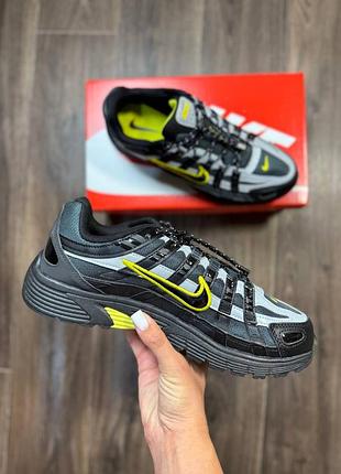 Nike p-6000 black white yelllow 2