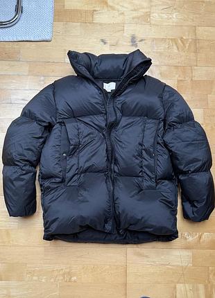Пуховик  oversized жіночий h&m premium selection розмір xs