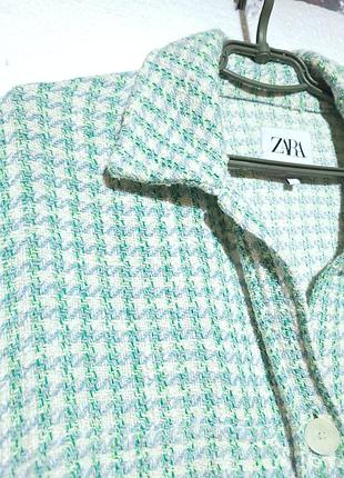 Твидовая рубашка от zara. 8