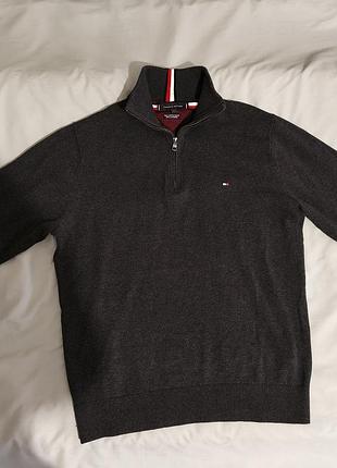 Брендовий светр tommy hilfiger pima cotton blend wifh cashmere