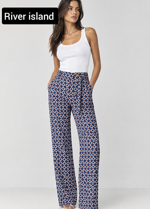Женские брюки легкие брюки палаццо бренда river island s