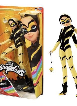 Лялька miraculous весперія ladybug леді баг і супер-кіт 26 см з гребінцем і вовчком