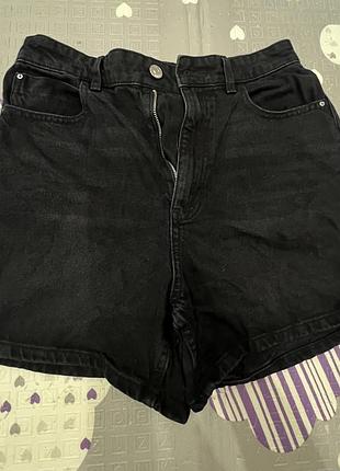 Шорти жіночі zara джинсові чорні